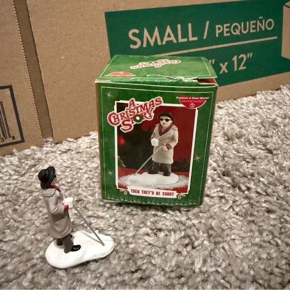 Department 56 A Christmas Story Ornament Figurine Then They’d Be Sorry RETIRED!